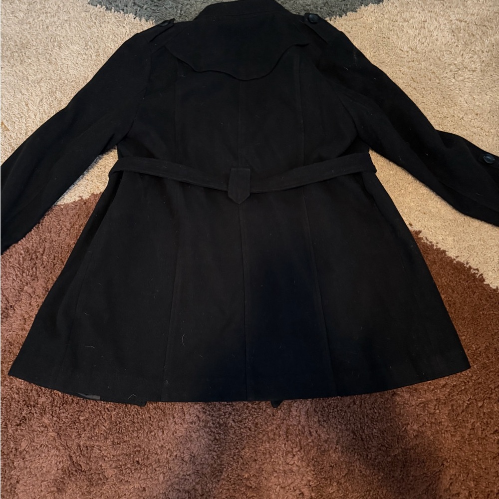 Stylish Black Trench Coat